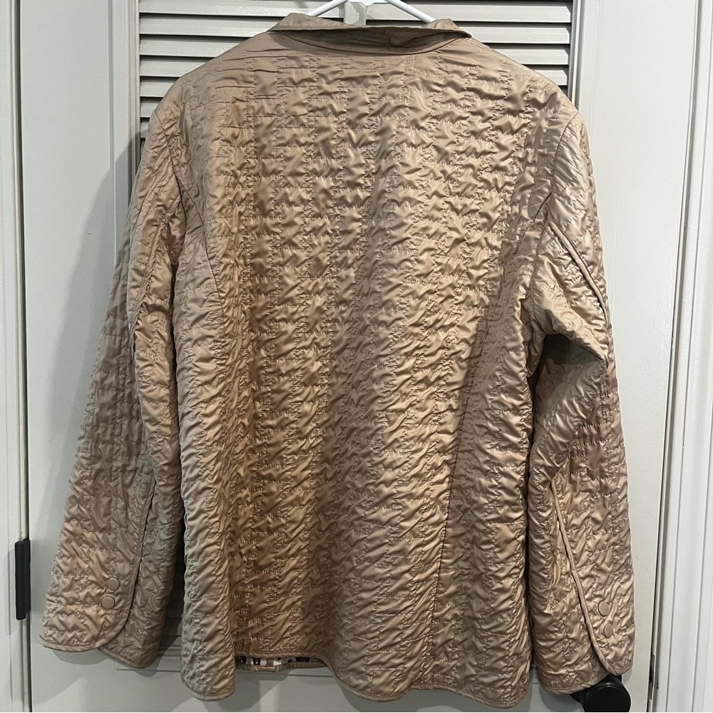 Chico's Quilted Jacket sz Xl - Picture 3 of 8